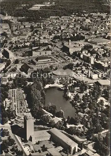 Karlsruhe Hochhaus KLV Stadtgarten Zoo Schwarzwaldhalle Schloss Kat. Karlsruhe