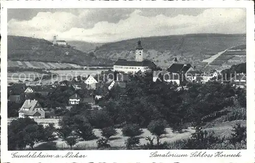 Gundelsheim Wuerttemberg Sanatorium Schloss Horneck Kat. Gundelsheim Neckar