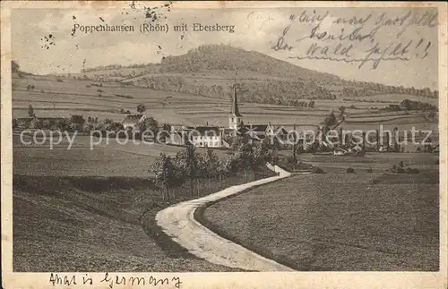 Poppenhausen Wasserkuppe mit Ebersberg Kat. Poppenhausen (Wasserkuppe)