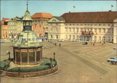 Wismar Mecklenburg Vorpommern Marktplatz Pavillon Kat. Wismar