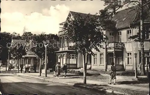 Zinnowitz Ostseebad Usedom Strassenpartie Kat. Zinnowitz