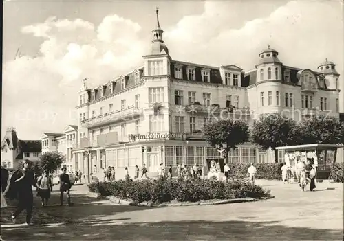 Zinnowitz Ostseebad Usedom FDGB Erholungsheim Glueck auf Kat. Zinnowitz