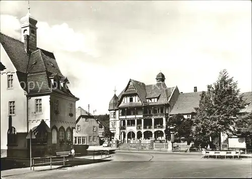 Georgenthal Hotel Deutscher Hof und Clara Zetkin Heim Kat. Georgenthal