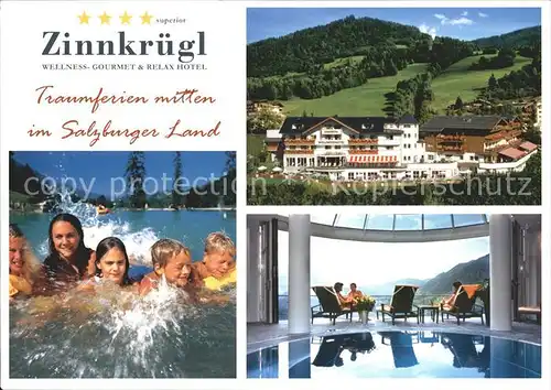 St Johann Pongau Salzburg Relax Hotel Zinnkruegl Schwimm und Hallenbad Kat. 