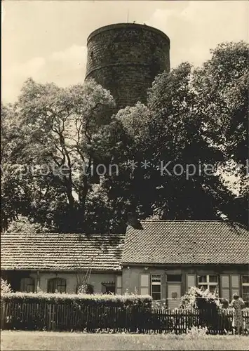 Belzig Bergfried der Burg Eisenhardt Kat. Belzig