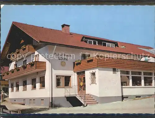 Altstaedten Gasthaus Pension Sonne Kat. Sonthofen