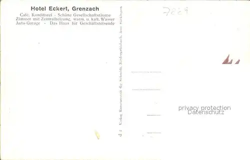 Grenzach Hotel Eckert / Grenzach-Wyhlen /Loerrach LKR