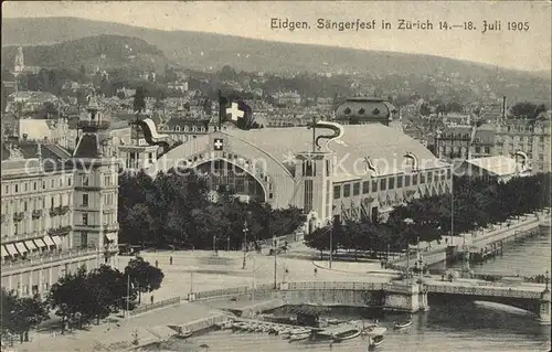 Zuerich Eidgenoessisches Saengerfest / Zuerich /Bz. Zuerich City