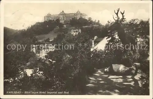 Karlsbad Eger Boehmen Hotel Imperial und Bad Kat. Karlovy Vary