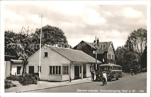 Weil Rhein Grenzuebergang Ost / Weil am Rhein /Loerrach LKR