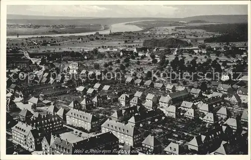 Weil Rhein Fliegeraufnahme / Weil am Rhein /Loerrach LKR