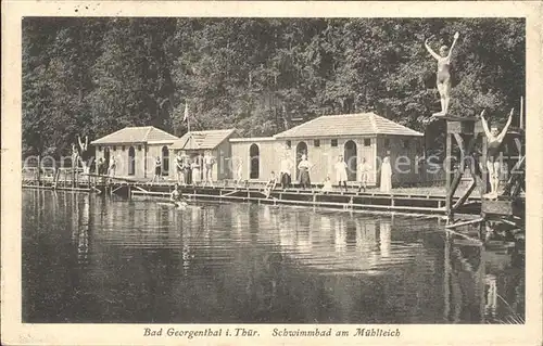 Georgenthal Schwimmbad am Muehlteich /  /