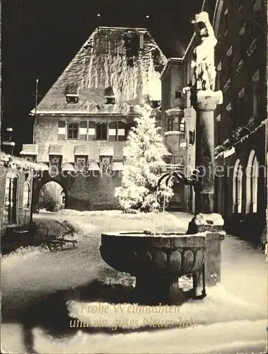 Alsdorf Weihnachtsstimmung Dorfbrunnen Kat. Alsdorf