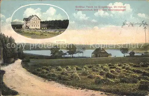 Neustaedtel Sachsen Erzgebirge Waldschloesschen am Filzteich Kuhberg Kat. Schneeberg
