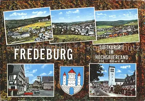 Fredeburg Schmallenberg Sauerland Teilansichten Luftkurort Kat. Schmallenberg