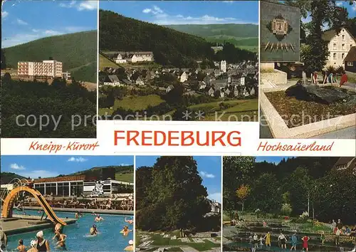 Fredeburg Schmallenberg Sauerland Tretanlagen Freibad Kat. Schmallenberg