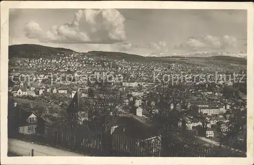 Zuerich Blick ueber die Stadt / Zuerich /Bz. Zuerich City