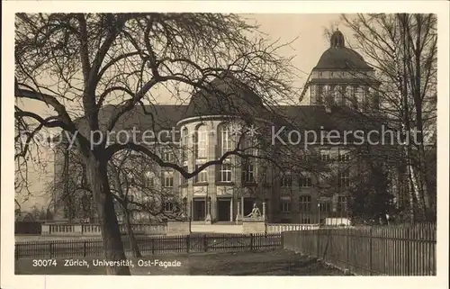 Zuerich Universitaet Ostfassade / Zuerich /Bz. Zuerich City