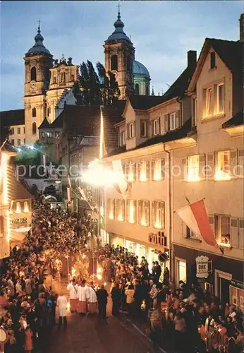 Weingarten Ravensburg Lichterprozession  Kat. Weingarten