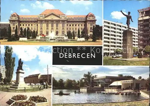 Debrecen Denkmal Gebaeude Boot  Kat. Debrecen