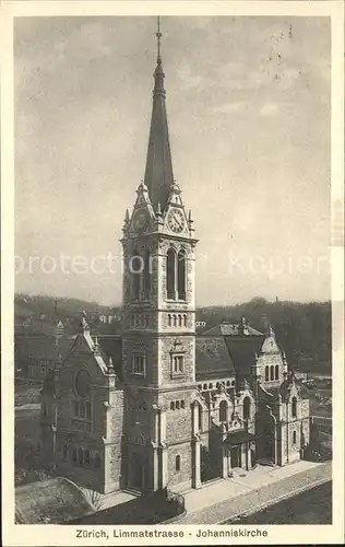 Zuerich Limmatstrasse Johanniskirche / Zuerich /Bz. Zuerich City