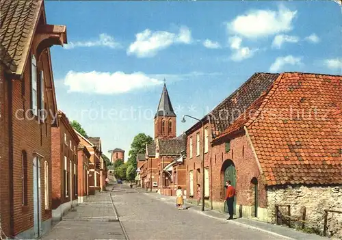 Zeddam Montferland Beneden  Bovendorpstraat R. K. Kerk Torenmolen  Kat. Montferland