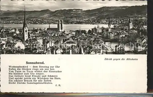 Zuerich Albiskette Vers / Zuerich /Bz. Zuerich City