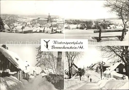 Benneckenstein Teilansichten Wintersportplatz Kat. Benneckenstein