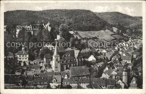 Stolberg Harz Stadtblick Kat. Stolberg Harz