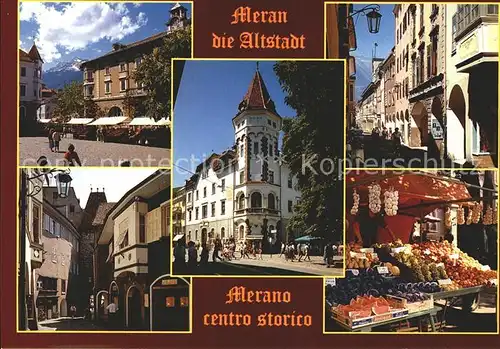Meran Centro storico Altstadt Kat. Merano