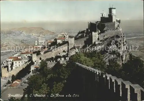 San Marino San Marino La Rocca e la Citta Monte Titano Kat. San Marino