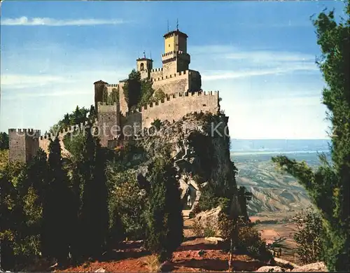 San Marino San Marino Prima Torre Fortezza Monte Titano Kat. San Marino