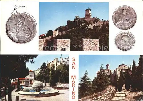 San Marino San Marino Burg Kat. San Marino