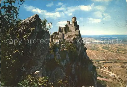 San Marino San Marino Prima Torre Erster Turm Monte Titano Festung Kat. San Marino