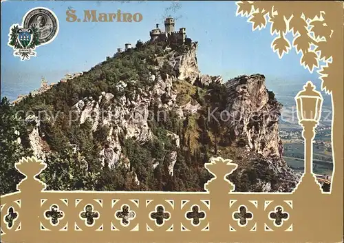 San Marino San Marino Burg Kat. San Marino