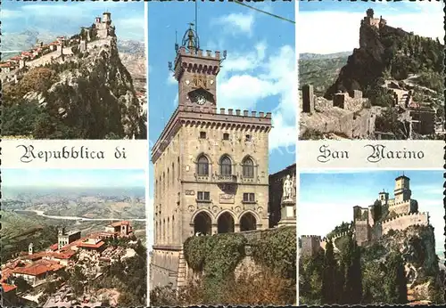 San Marino San Marino mit Burg Kat. San Marino