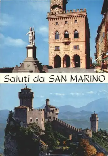 San Marino San Marino mit Burg Kat. San Marino