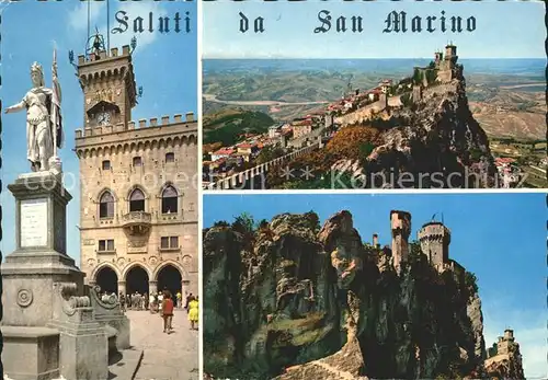 San Marino San Marino Palazzo del Governo Antiche Rocche Monte Titano Kat. San Marino