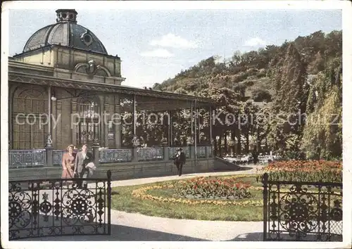 Karlsbad Eger Boehmen Stadtpark Kat. Karlovy Vary