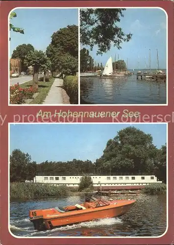 Semlin Hohennauener See Wassersuppe Bootshafen  Kat. Rathenow
