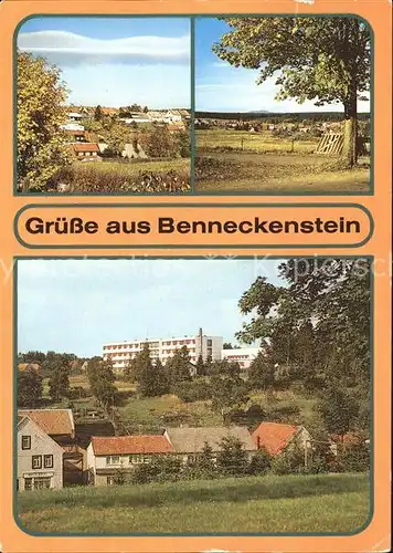 Benneckenstein Bergstrasse Oberstadt Naherholungszentrum EHW Thale Kat. Benneckenstein