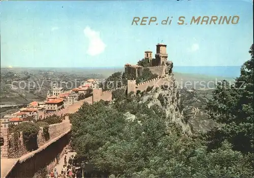 San Marino San Marino Festung  Kat. San Marino