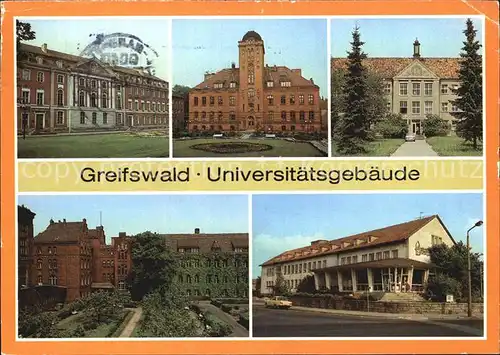Greifswald Mecklenburg Vorpommern Universitaetsgebaeude Kat. Greifswald