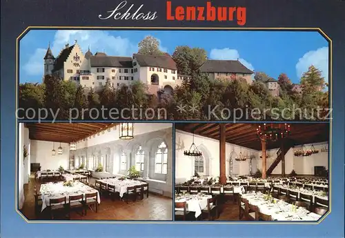 Lenzburg Schloss Lenzburg Speisesaal Kat. Lenzburg