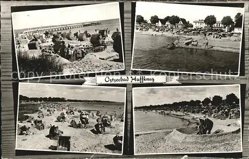 Haffkrug Ostseebad Seebruecke Strandpartien Kat. Scharbeutz