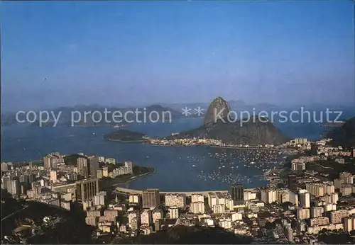 Rio de Janeiro Vista panoramica de Botafogo cam Pao de Acuar Kat. Rio de Janeiro