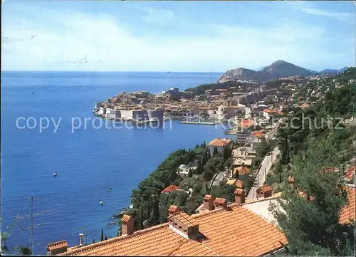 Dubrovnik Ragusa Panorama Kat. Dubrovnik