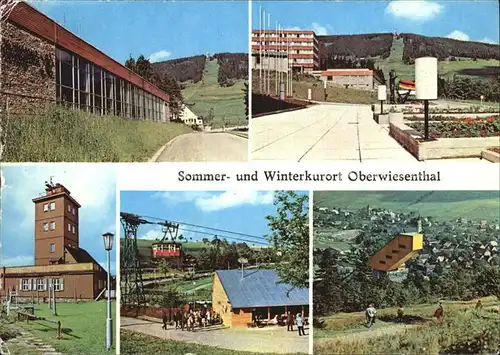 Oberwiesenthal Erzgebirge Erholungsheim IG Wismut Fichtelberg Wetterwarte Sprungschanze Kat. Oberwiesenthal