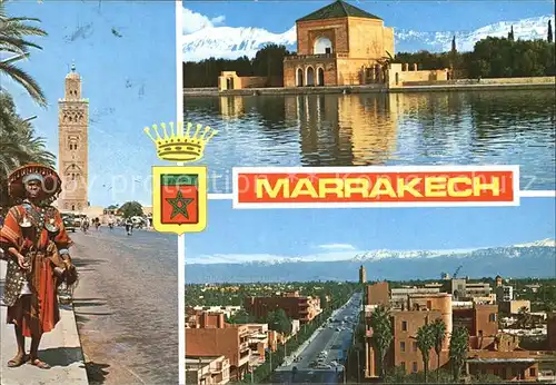 Marrakech Marrakesch La Menara Avenue Mohammed V Kat. Marokko