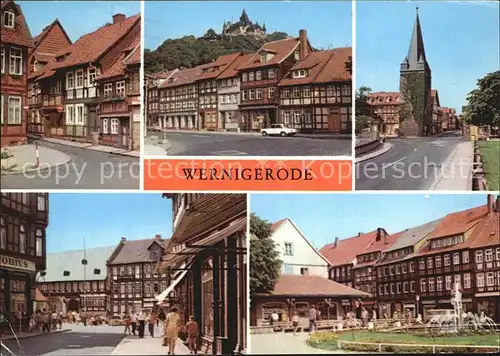 Wernigerode Harz Kleinstes Haus Feudalmuseum Schloss Westerntorturm  Kat. Wernigerode
